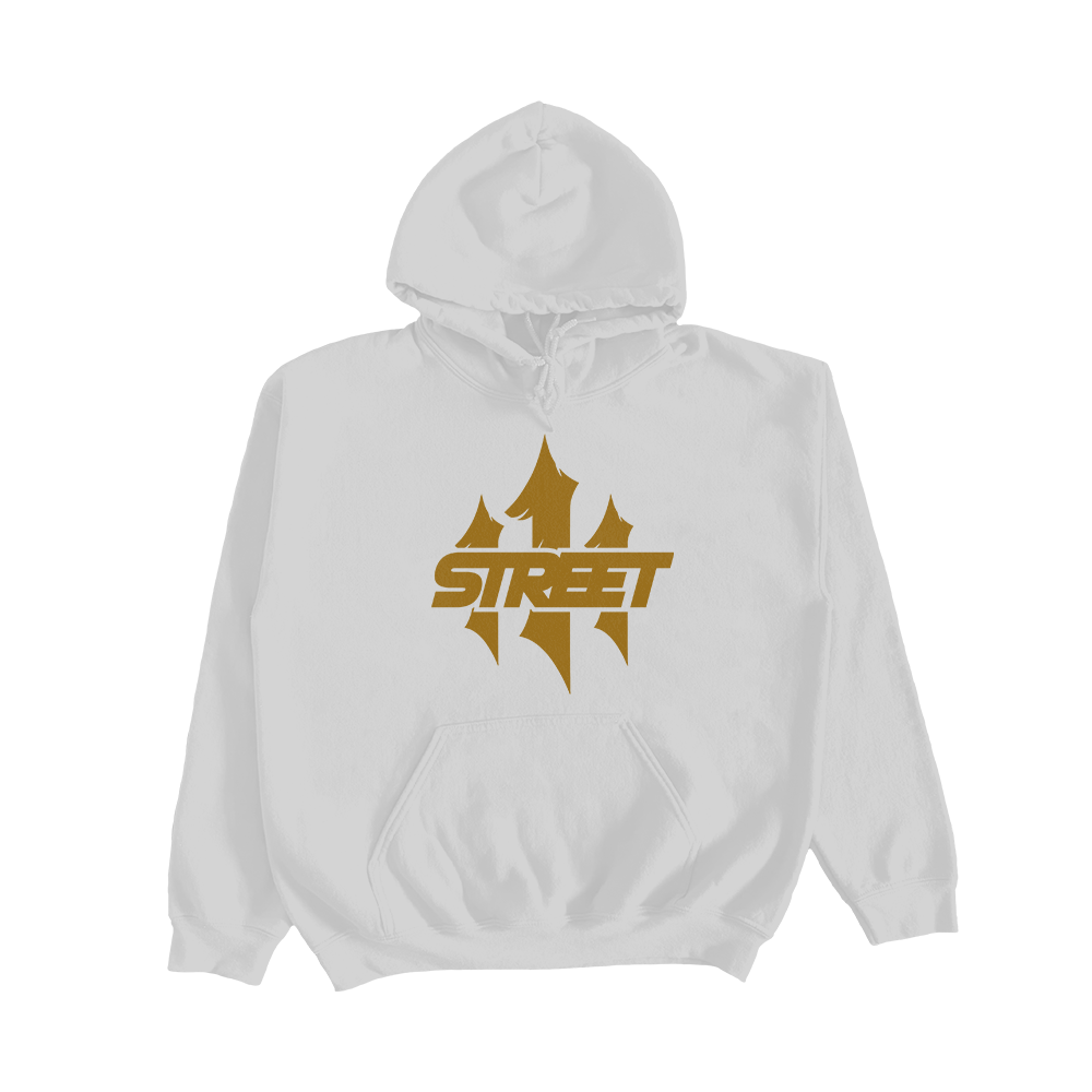 111 Street White Hoodie